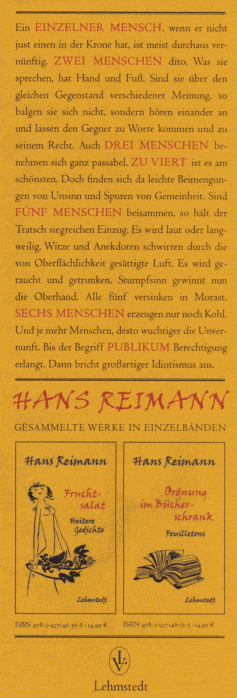 Homepage der Nachlassverwaltung von Hans Reimann